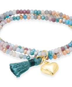 Pulseras Marina Garcia | Pulsera Zen Ocean A Con Coraz N