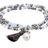 Pulseras Marina Garcia | Pulsera Zen Hielo Con Perla