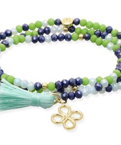 Pulseras Marina Garcia | Pulsera Zen Nenufar Con Trebol