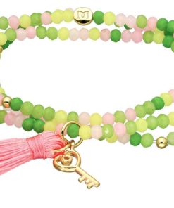 Pulseras Marina Garcia | Pulsera Zen British Rose Con Llave