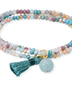 Pulseras Marina Garcia | Pulsera Zen Ocean A Con Piedra Natural