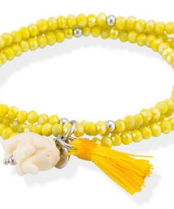 Pulseras Marina Garcia | Pulsera Zen Amarillo En Plata