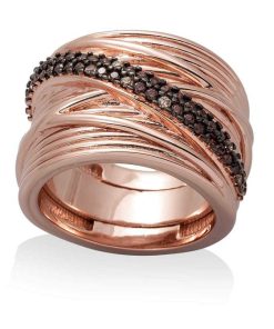 Anillos Marina Garcia | Anillo Fills Multicolor En Plata Rosa