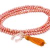 Pulseras Marina Garcia | Pulsera Zen Coral En Plata Rosa