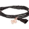 Pulseras Marina Garcia | Pulsera Zen Negro En Plata Rosa