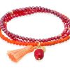 Pulseras Marina Garcia | Pulsera Zen Ne N Naranja Con Piedra Natural