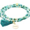 Pulseras Marina Garcia | Pulsera Zen Menta Con Chapa Mam