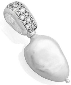 Colgantes Marina Garcia | Colgante Pave Pearl En Plata