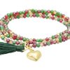 Pulseras Marina Garcia | Pulsera Zen Acebo Con Coraz N