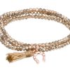 Pulseras Marina Garcia | Pulsera Zen Dorado En Plata Rosa