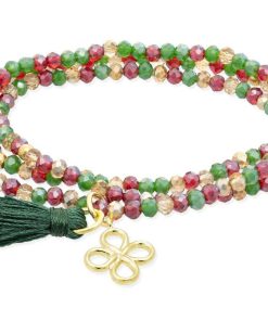 Pulseras Marina Garcia | Pulsera Zen Acebo Con Trebol