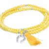 Pulseras Marina Garcia | Pulsera Zen Amarillo En Plata