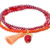 Pulseras Marina Garcia | Pulsera Zen Ne N Naranja Con Piedra Natural