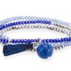 Pulseras Marina Garcia | Pulsera Zen Azul En Plata