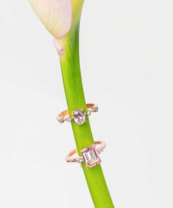 Anillos Marina Garcia | Anillo Cannes Rosa En Plata Rosa