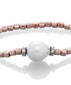 Pulseras Marina Garcia | Pulsera Donna En Plata Rosa