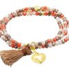 Pulseras Marina Garcia | Pulsera Zen Roble Con Coraz N