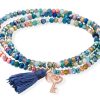 Pulseras Marina Garcia | Pulsera Zen Multizafiro Con Llave