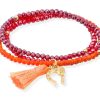 Pulseras Marina Garcia | Pulsera Zen Ne N Naranja Con Herradura