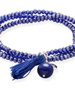 Pulseras Marina Garcia | Pulsera Zen Azul En Plata