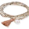 Pulseras Marina Garcia | Pulsera Zen Dorado En Plata Rosa