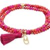 Pulseras Marina Garcia | Pulsera Zen Buganvilla Con Clip Amistad