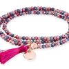 Pulseras Marina Garcia | Pulsera Zen Rosa En Plata Rosa