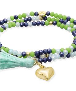 Pulseras Marina Garcia | Pulsera Zen Nenufar Con Coraz N