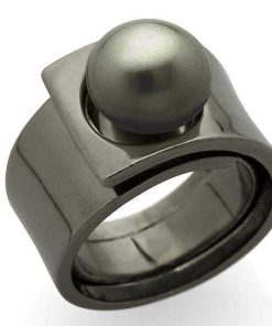 Anillos Marina Garcia | Anillo Closse En Plata Negra