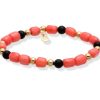 Pulseras Marina Garcia | Pulsera Mare Coral En Plata Dorada