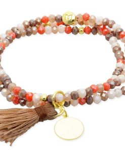 Pulseras Marina Garcia | Pulsera Zen Roble Con Chapa